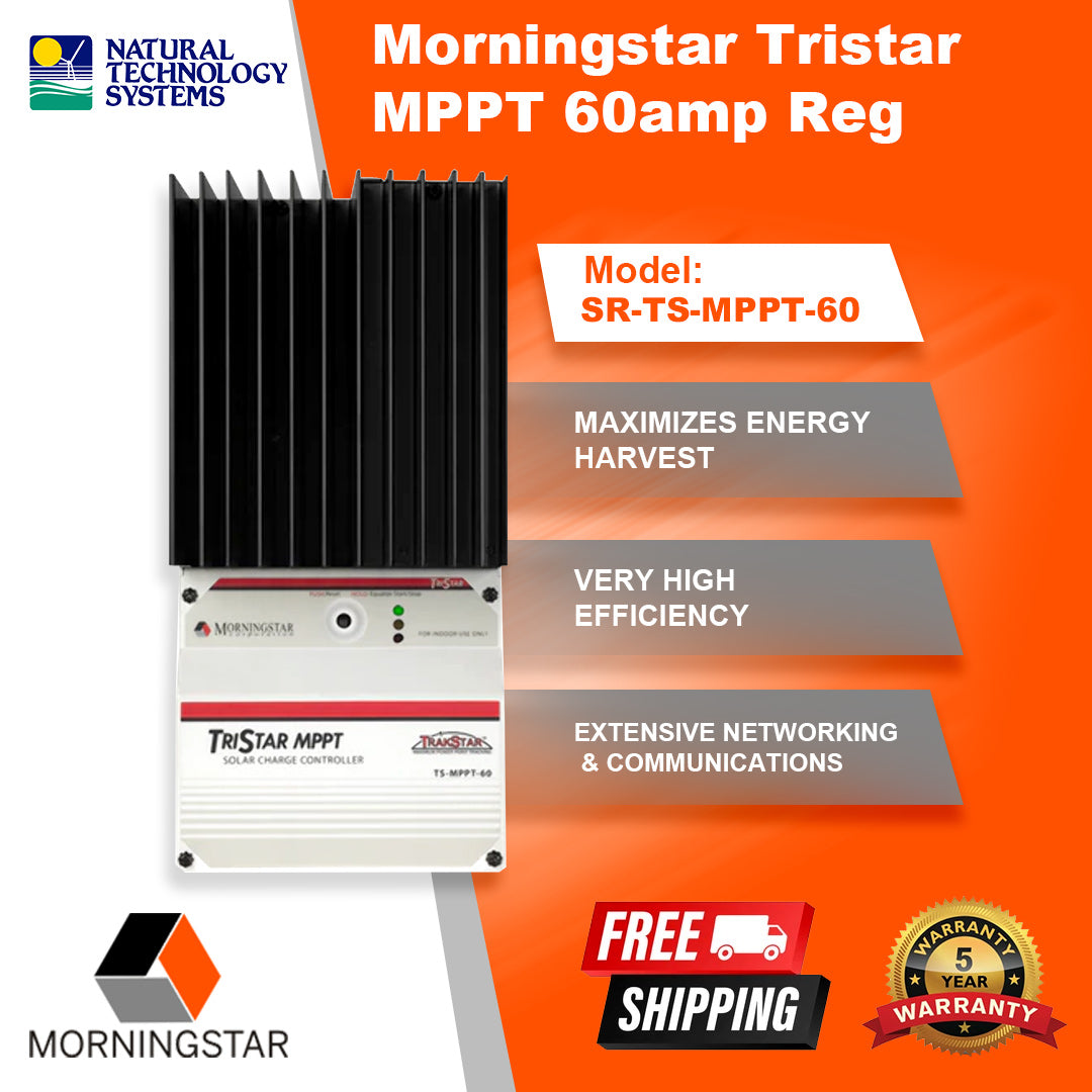 Morningstar Tristar MPPT Controller 60Amp Reg SR-TS-MPPT-60