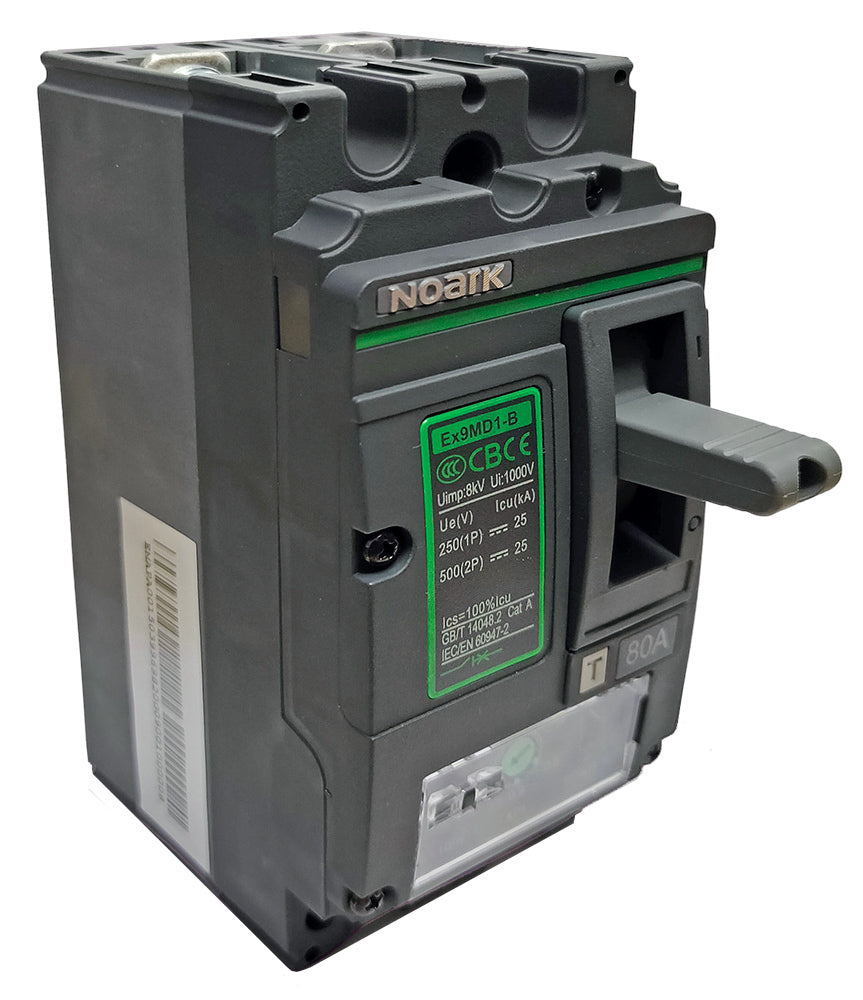 Noark MCCB 80A 500VDC 2 pole (NRK-N28707)