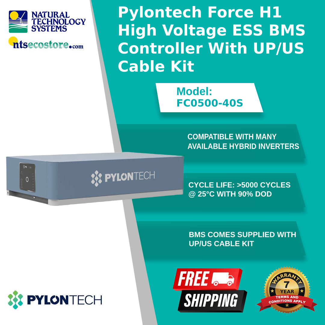 Pylontech Force H1 High Voltage ESS BMS Controller With UP/US Cable Kit (FC0500-40S)