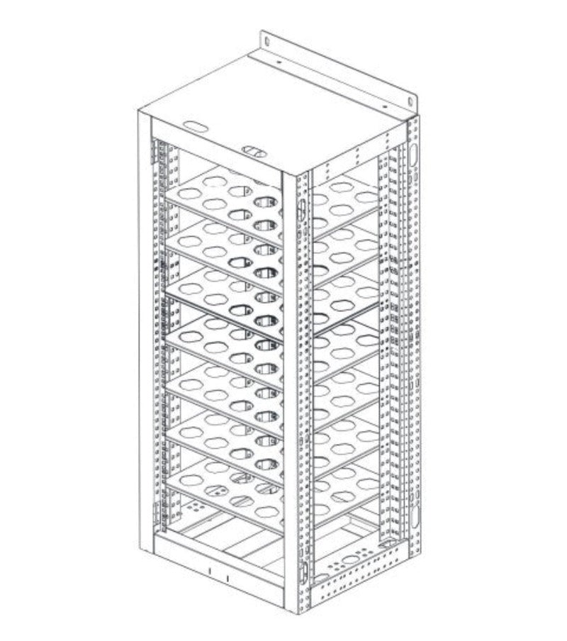 Pylontech PowerCube X2 Rack Suitable for up to 8 Battery Module & BMS Controller (Rack-X2)