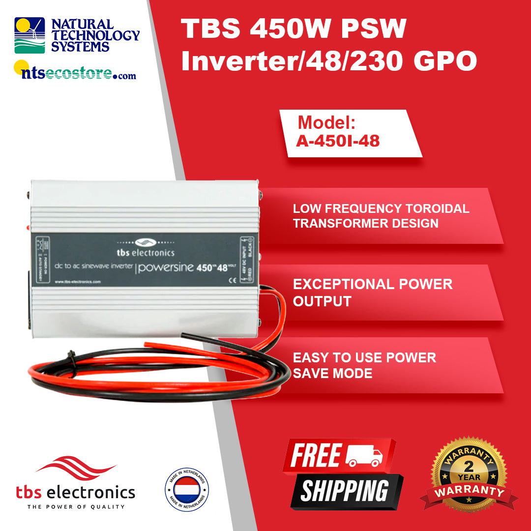 TBS 450W PSW Inverter 48 230 GPO A-450I-48