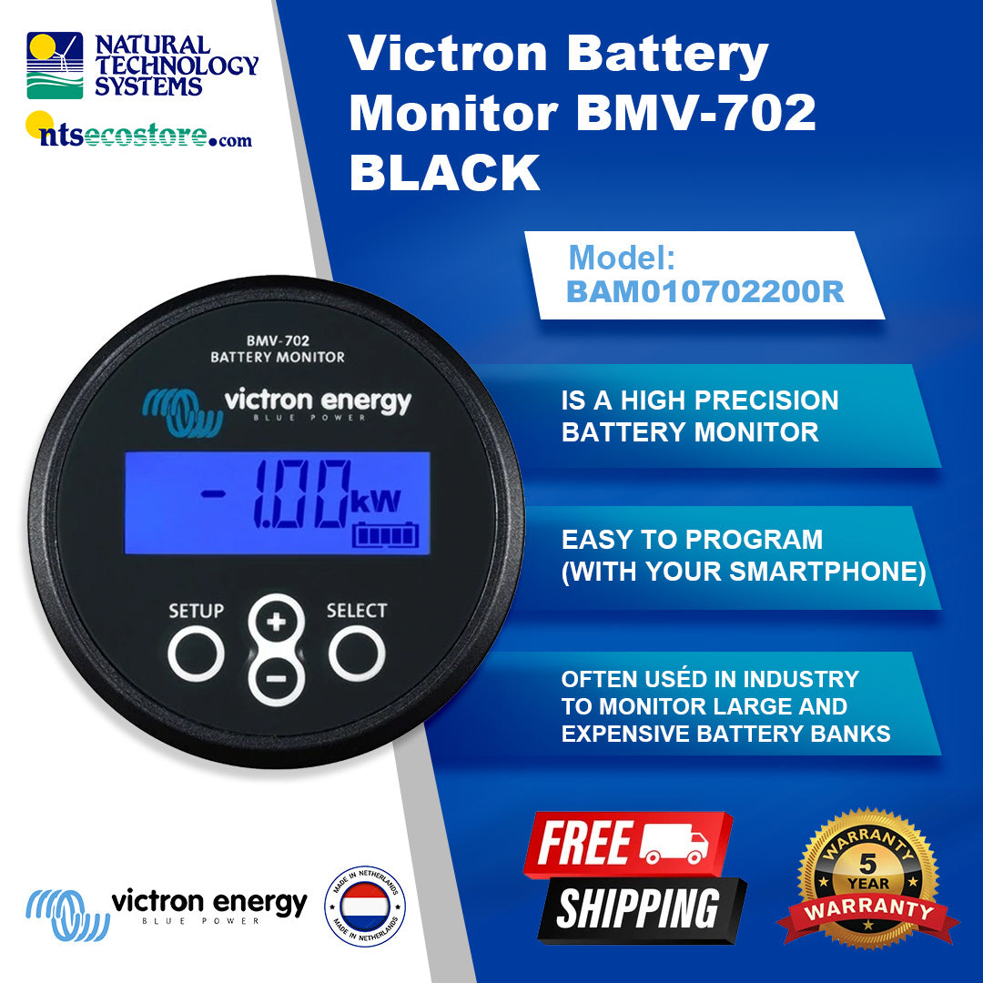 Victron Battery Monitor BMV-702 Black BAM010702200R