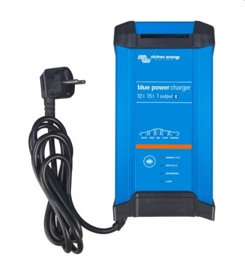 Victron Blue Smart Bluetooth 12V 15A 230V IP22 1 Output Battery Charger (BPC121542012)