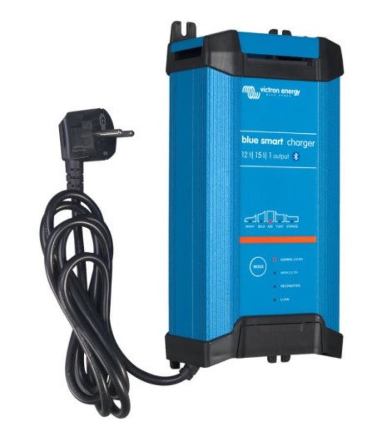 Victron Blue Smart Bluetooth 12V 15A 230V IP22 1 Output Battery Charger (BPC121542012)