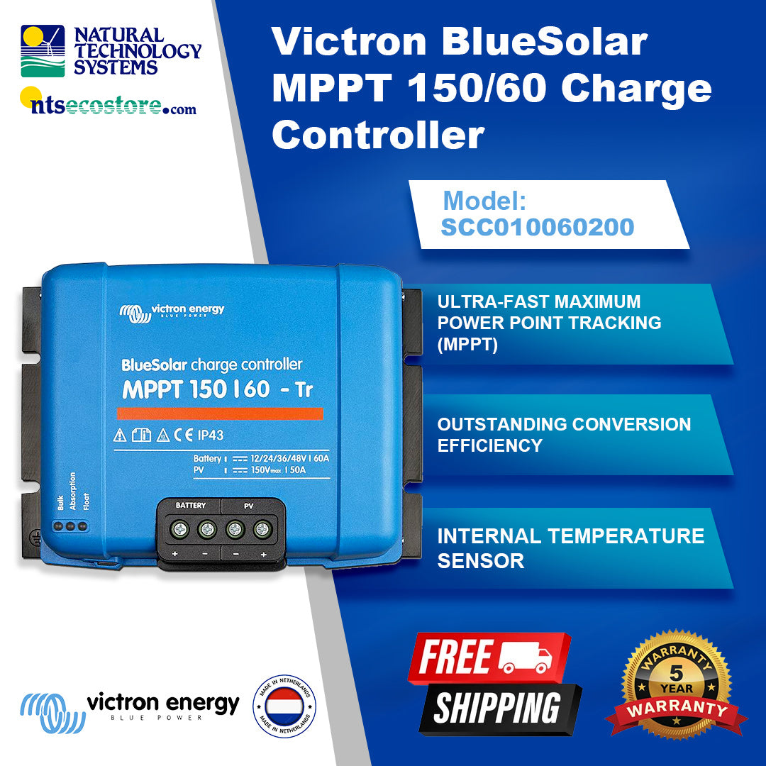 Victron BlueSolar MPPT Charge Controller 150/60-Tr SCC010060200