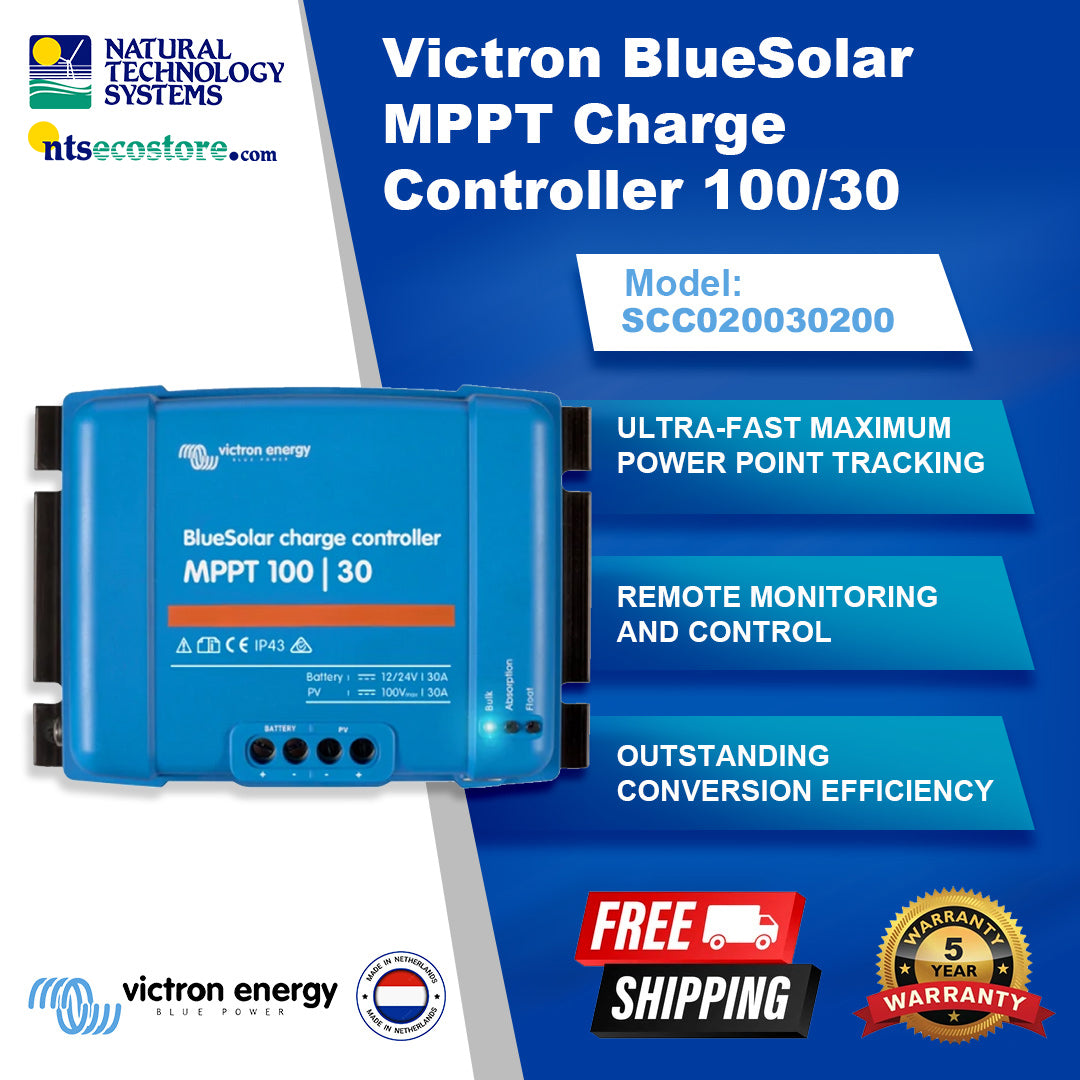 Victron BlueSolar MPPT Charge Controller 100/30 SCC020030200