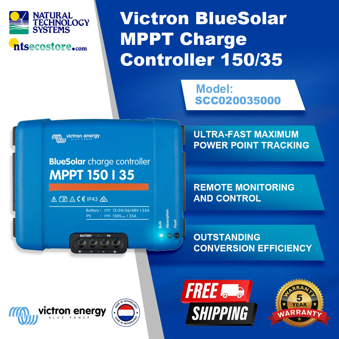 Victron BlueSolar MPPT Charge Controller 150/35 SCC020035000