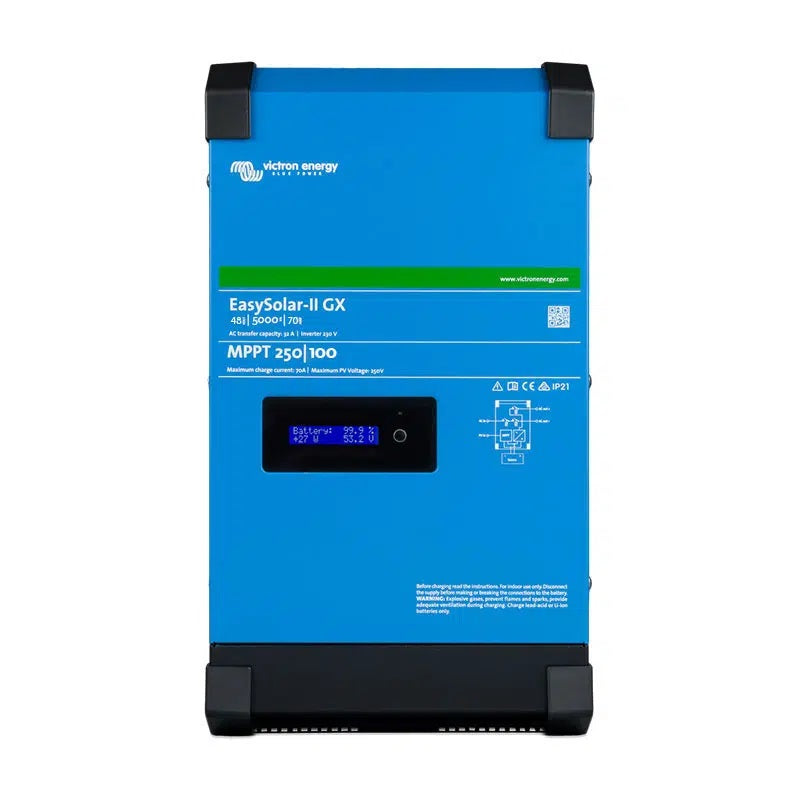 Victron Energy EasySolar-II 48V 5000VA PSW Inverter Charger 70/50 MPPT 250/100 GX (PMP482507010)
