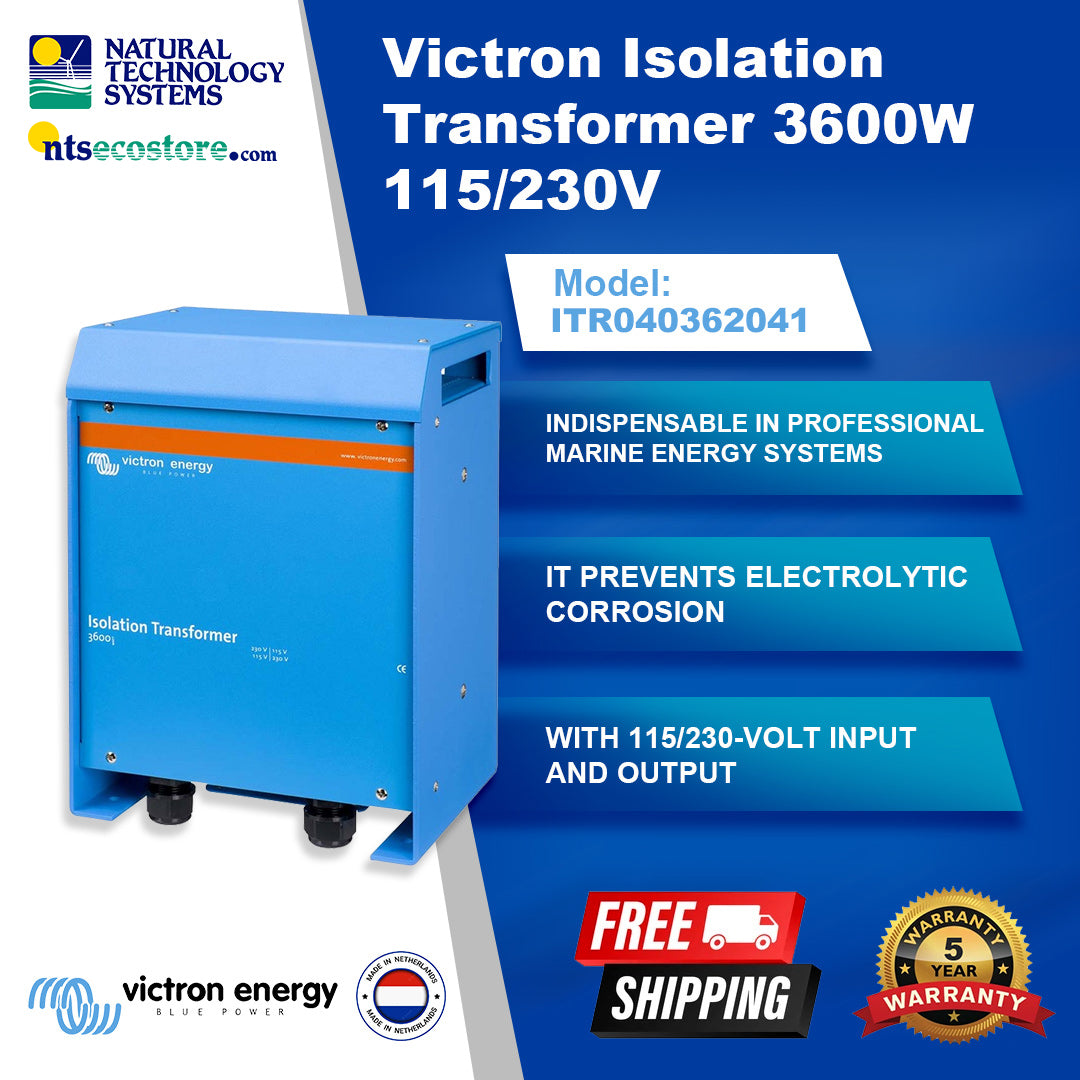 Victron Isolation Transformer 3600W Fixed 115/230V ITR040362041