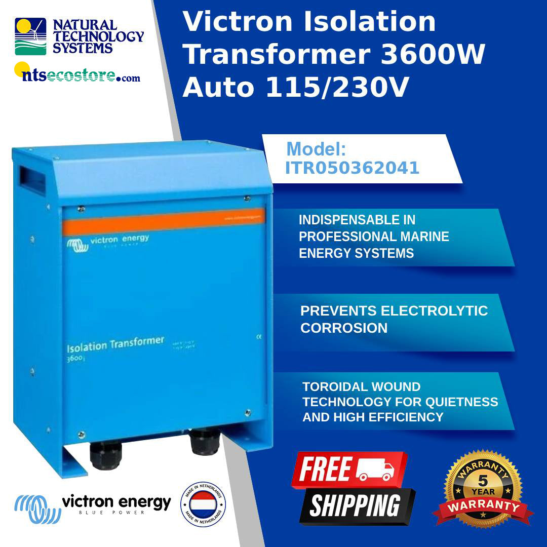 Victron Energy 115/230V 3600W Auto Isolation Transformer - ITR050362041