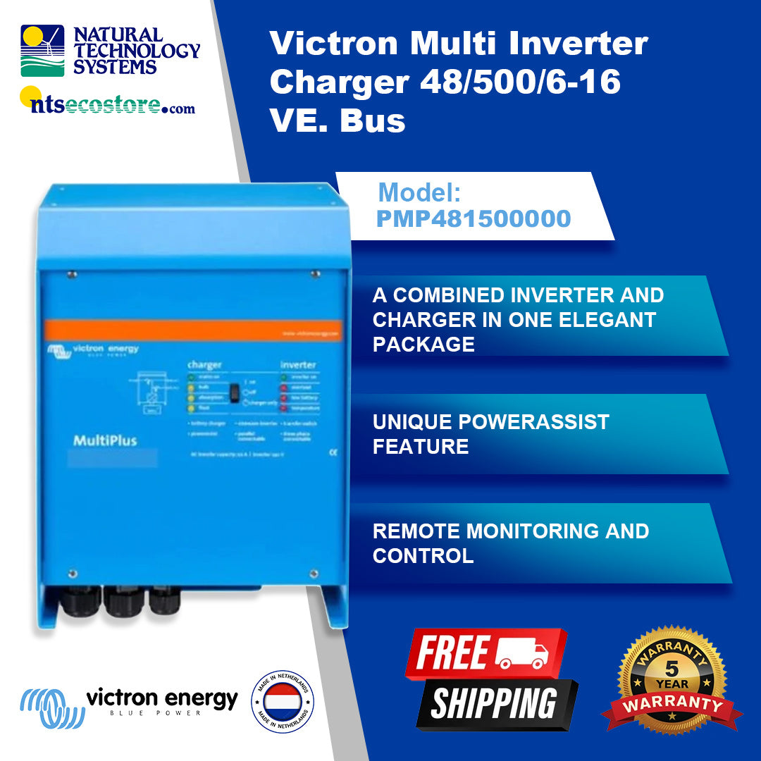 Victron MultiPlus Inverter Charger 48/500/6-16 PMP481500000