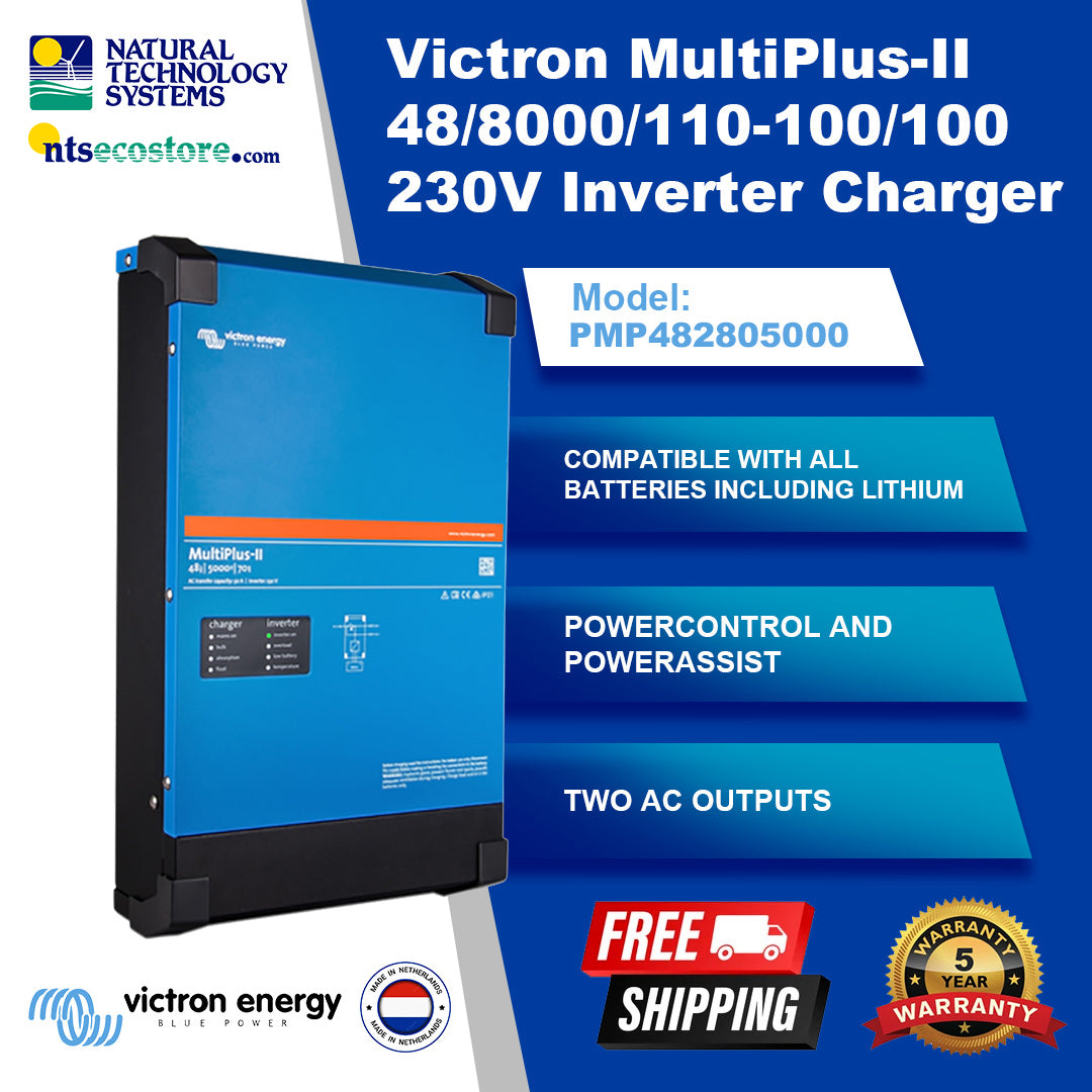 Victron MultiPlus-II 48/8000/110-100/100 230V Inverter Charger (PMP482805000)