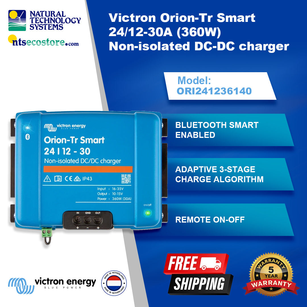 Victron Orion-Tr Smart Non-isolated Charger 24/12 30A 360W ORI241236140