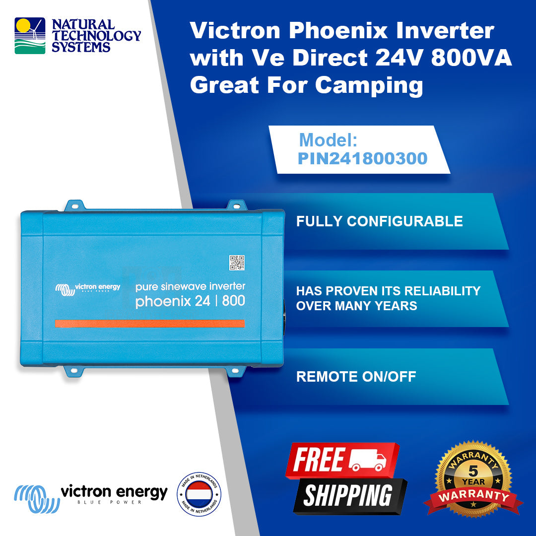 Victron Phoenix Inverter 24V 800VA 230V PIN241801300