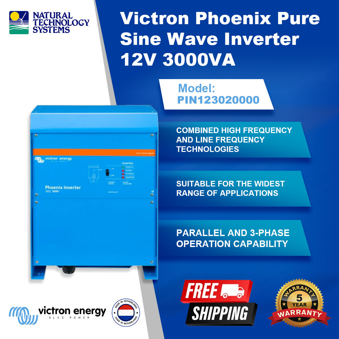 Victron Phoenix Pure Sine Wave Inverter 12V 3000VA (PIN123020000)