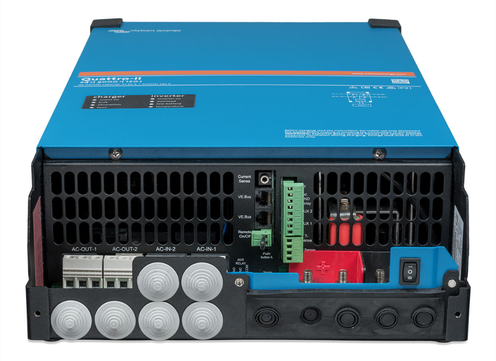 Victron Quattro-II Inverter Charger 24/5000 120-50/50 QUA242505010