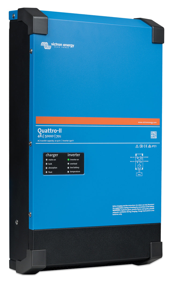 Victron Quattro-II Inverter Charger 48/5000/70-50/50 230V QUA482504010