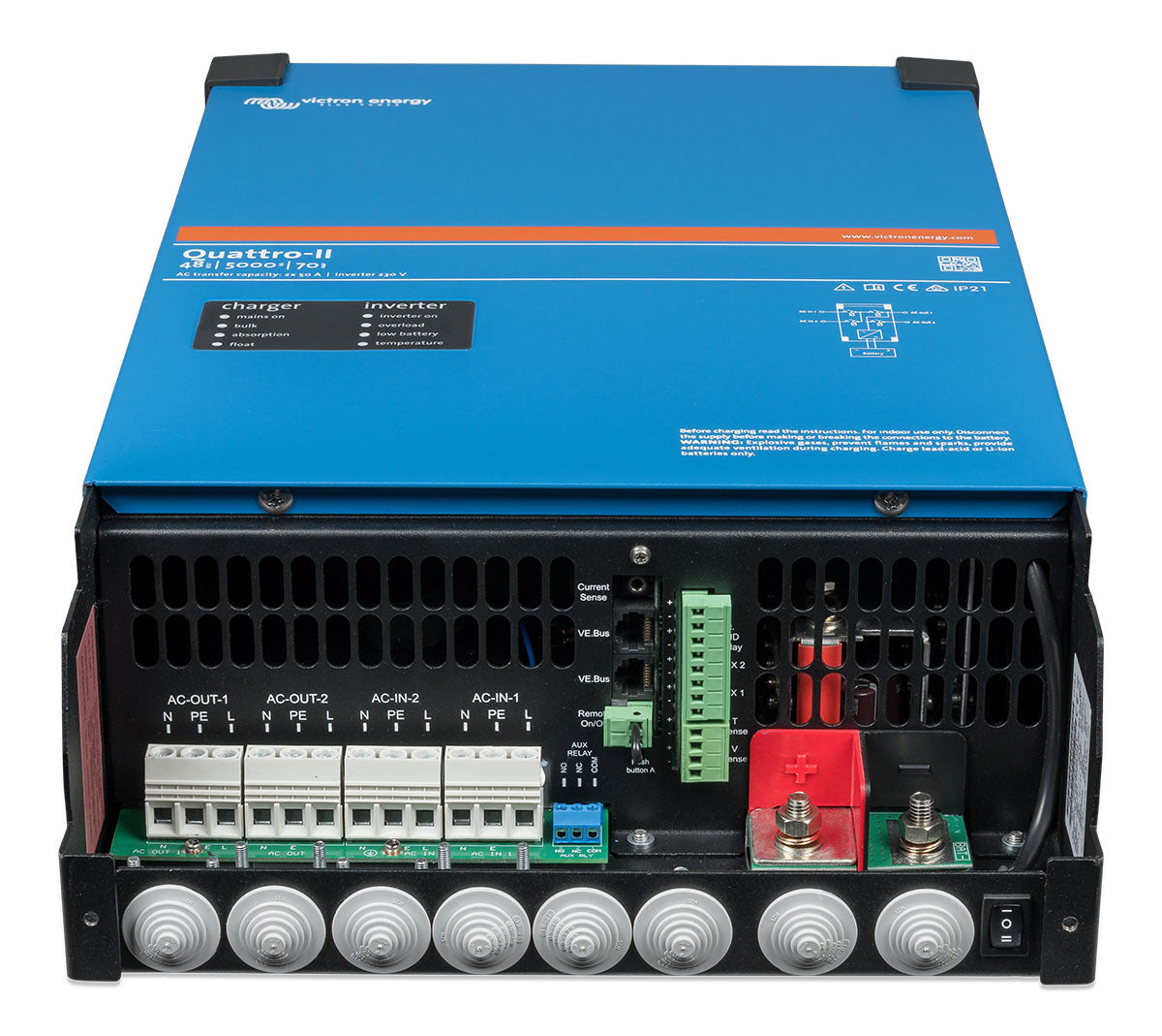 Victron Quattro-II Inverter Charger 48/5000/70-50/50 230V QUA482504010