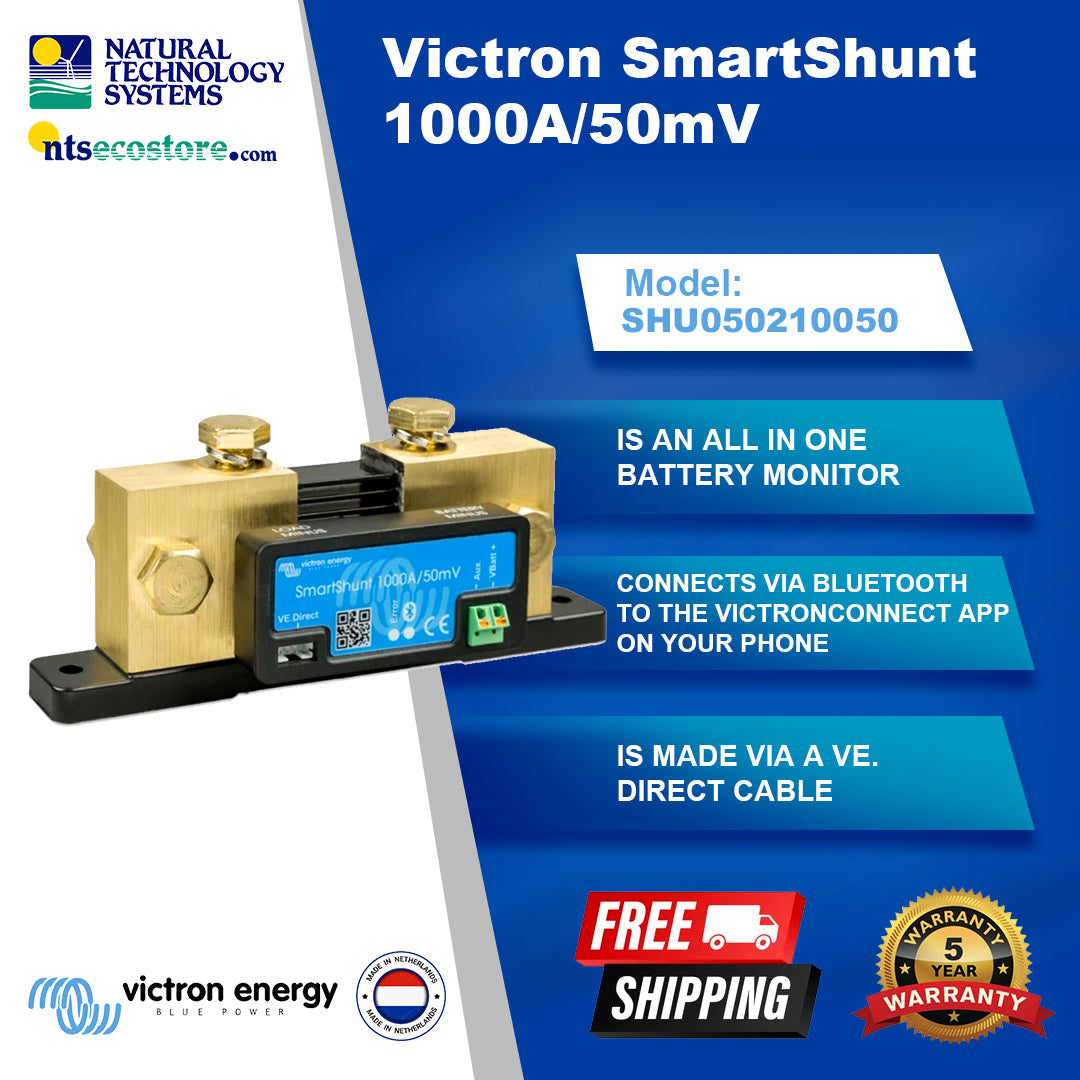 Victron SmartShunt 1000A/50mV SHU050210050