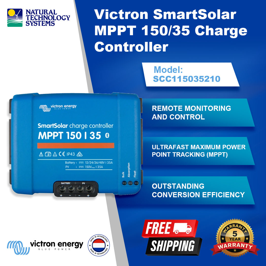 Victron SmartSolar MPPT Charge Controller 150/35 SCC115035210