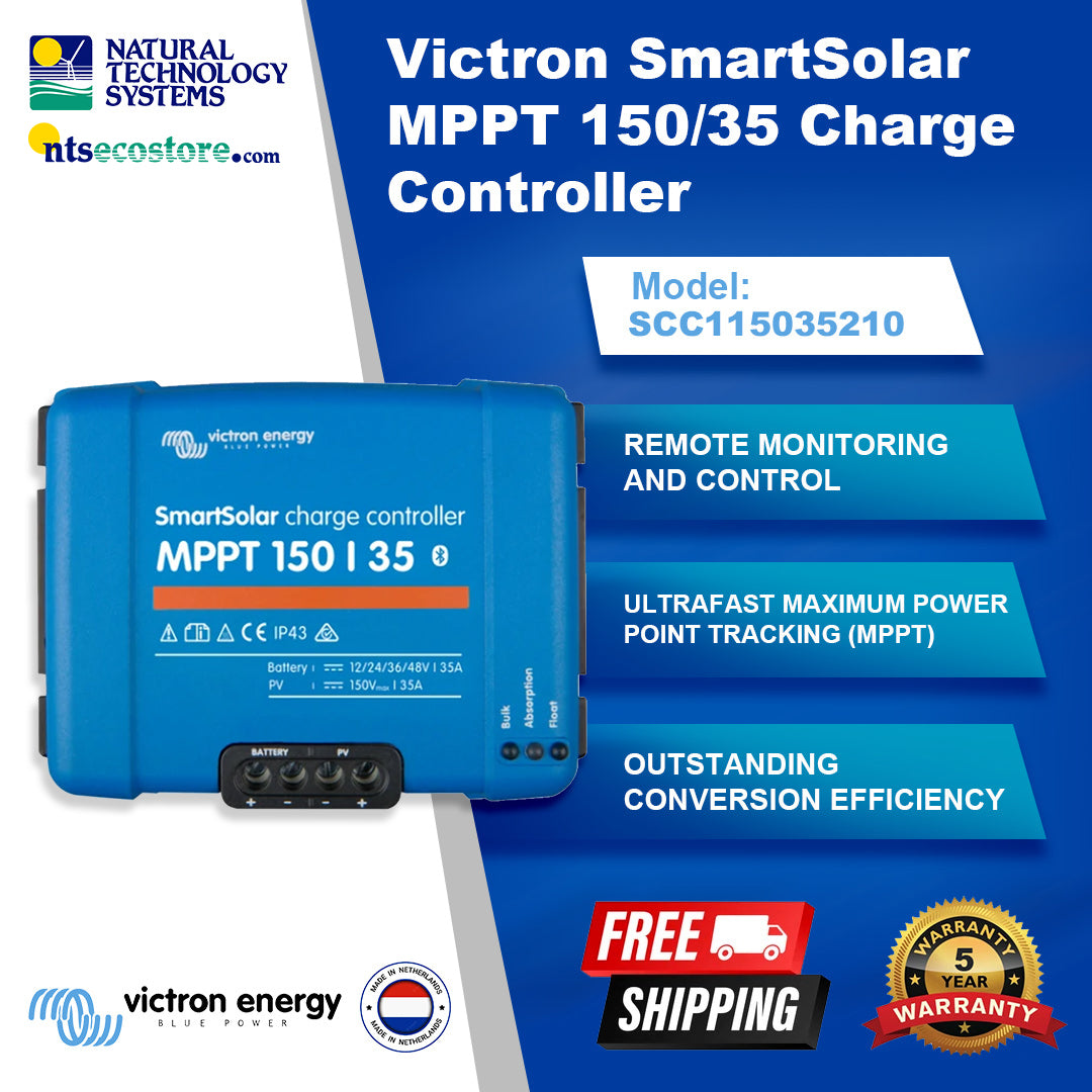 Victron SmartSolar MPPT Charge Controller 150/35 SCC115035210