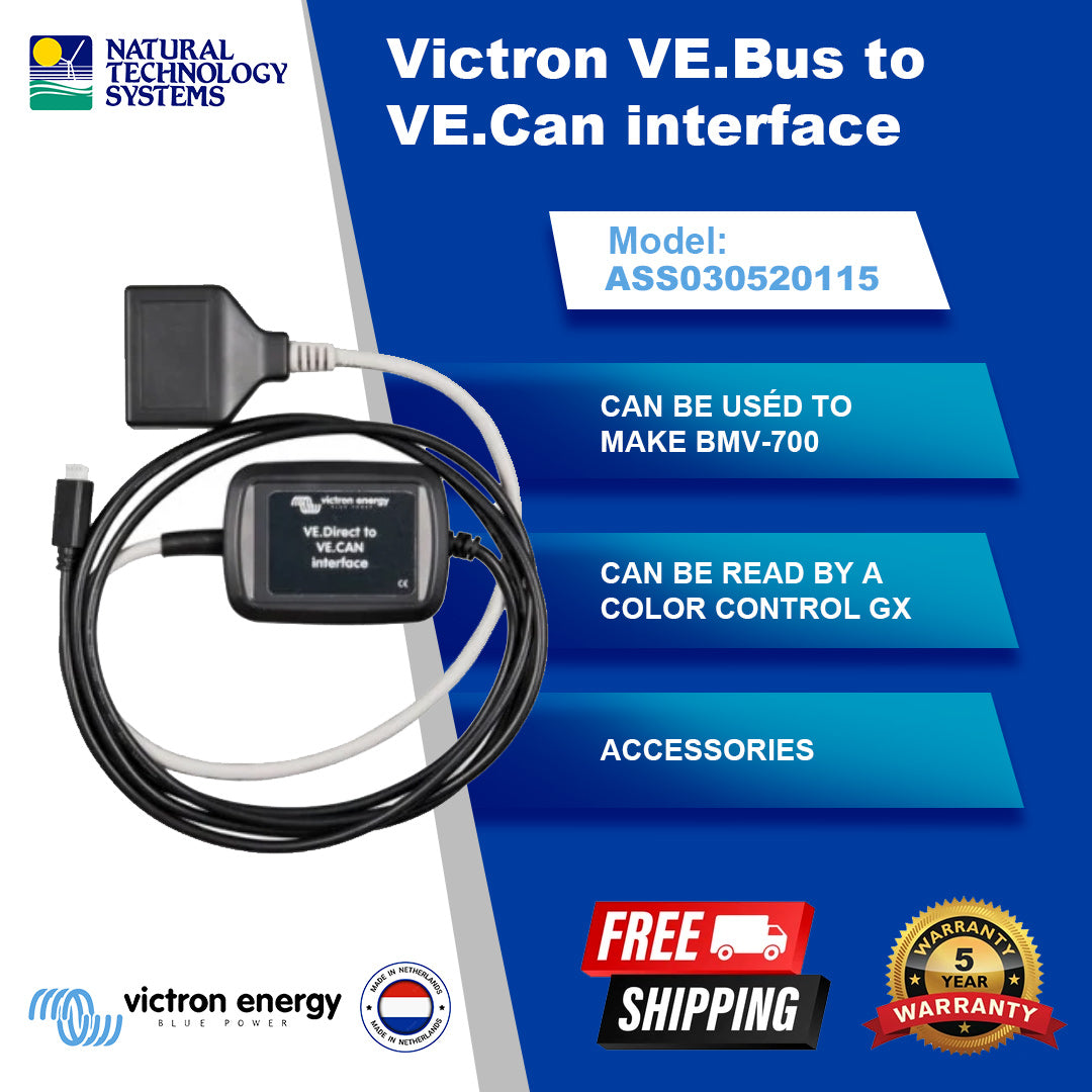 Victron VE.Bus to VE.Can interface (ASS030520115)