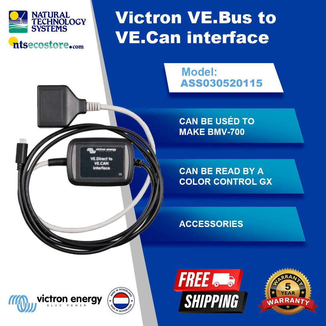 Victron VE.Bus to VE.Can interface (ASS030520115)
