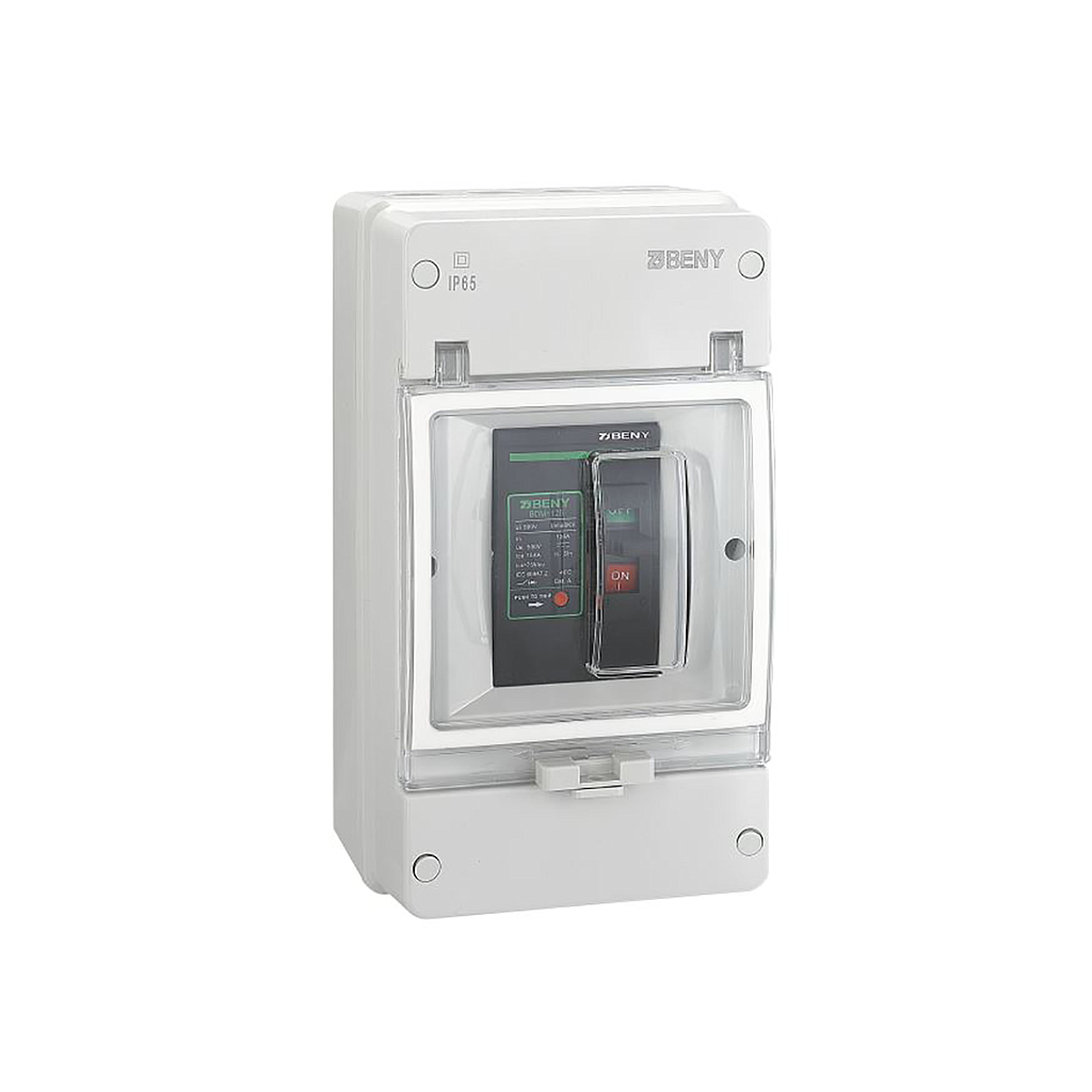 ZJBENY Battery DC Breaker 500V/125A w/2P IP65 enclosure (BDM-125)