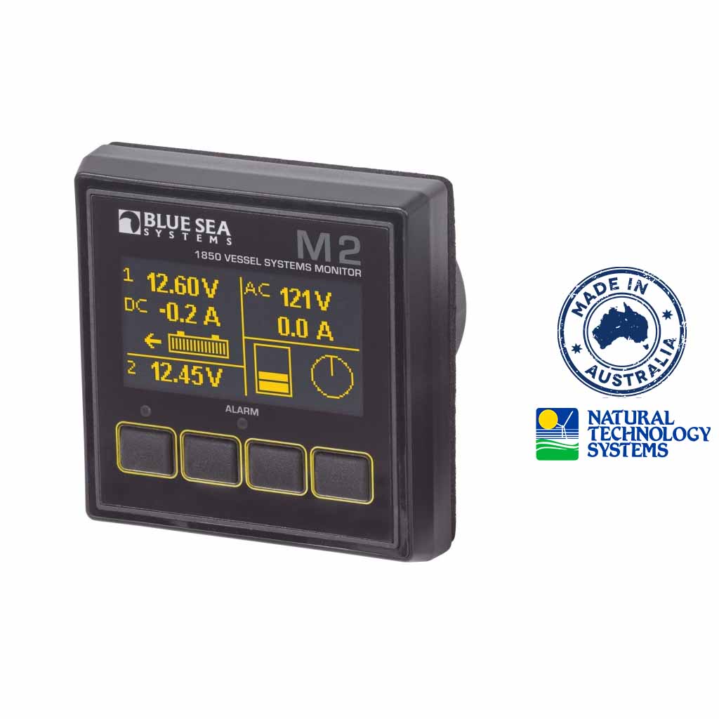 Blue Sea M2 OLED Meter AC/DC Vessel Systems Monitor VSM BS-1850B