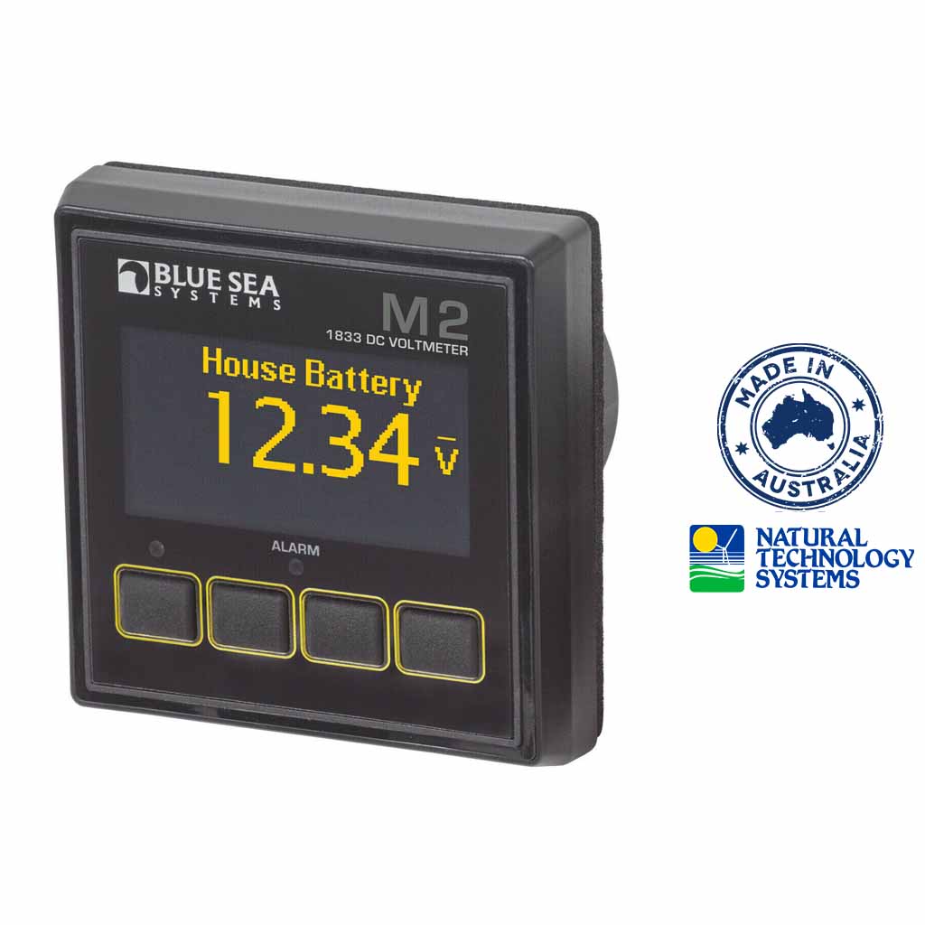 Blue Sea Systems M2 DC Voltmeter (BS-1833B)