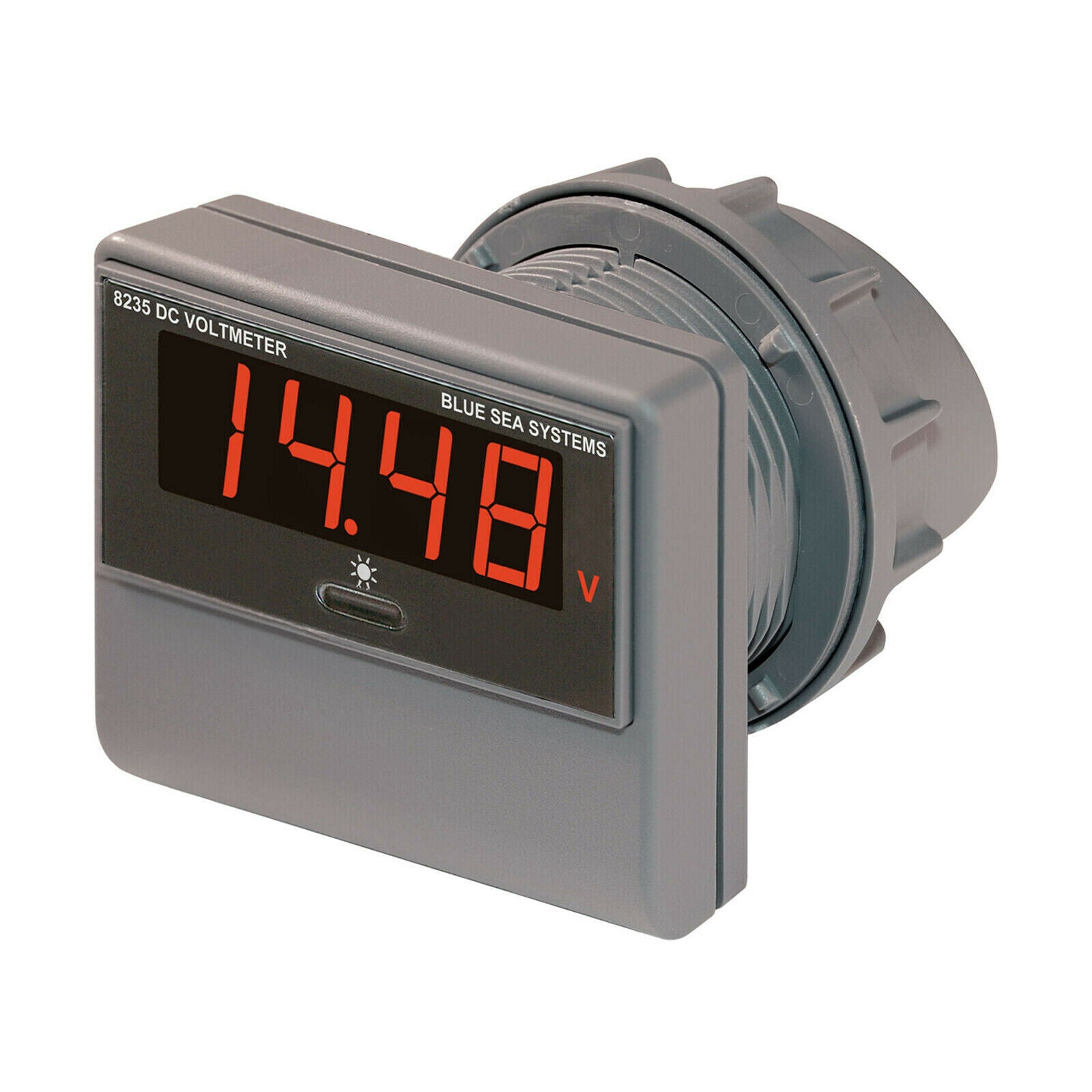 Blue Sea Systems DC Digital Voltmeter 0-60V 3 Levels Brightness BS-8235B