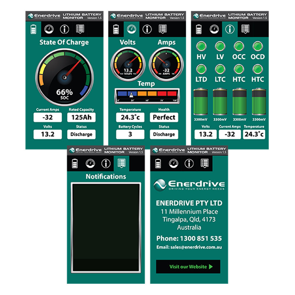 Enerdrive ePOWER Lithium Battery B-TEC 100Amp 36V LiFePO4 EPL-100BT-36V