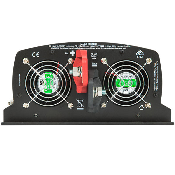 Enerdrive ePOWER TSW Inverters 2600W 12V w/RCD & AC Transfer EN1226S-X
