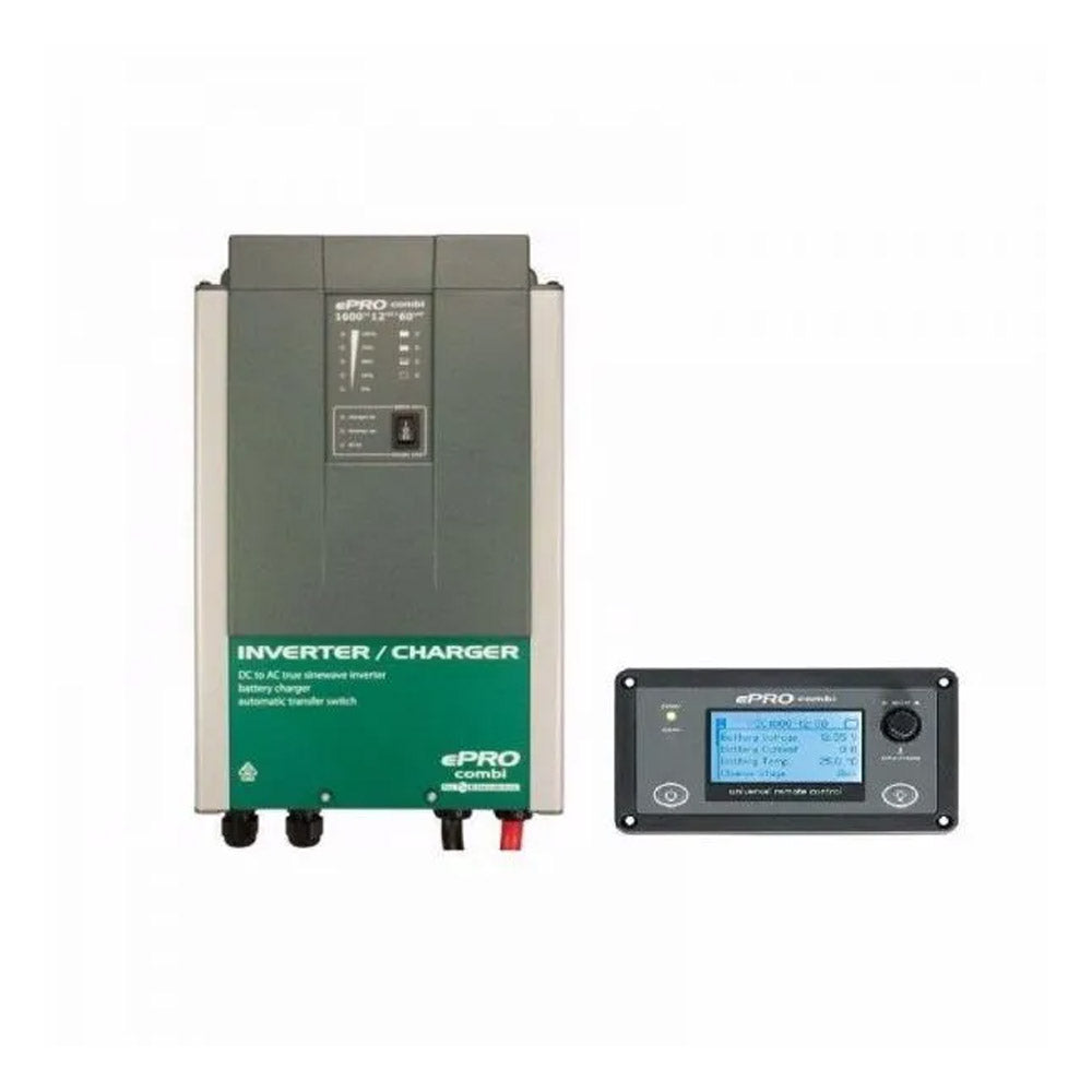 Enerdrive ePRO Combi Inverter Charger 12V/1600W-60A W/Remote EPC-1600-12-KIT