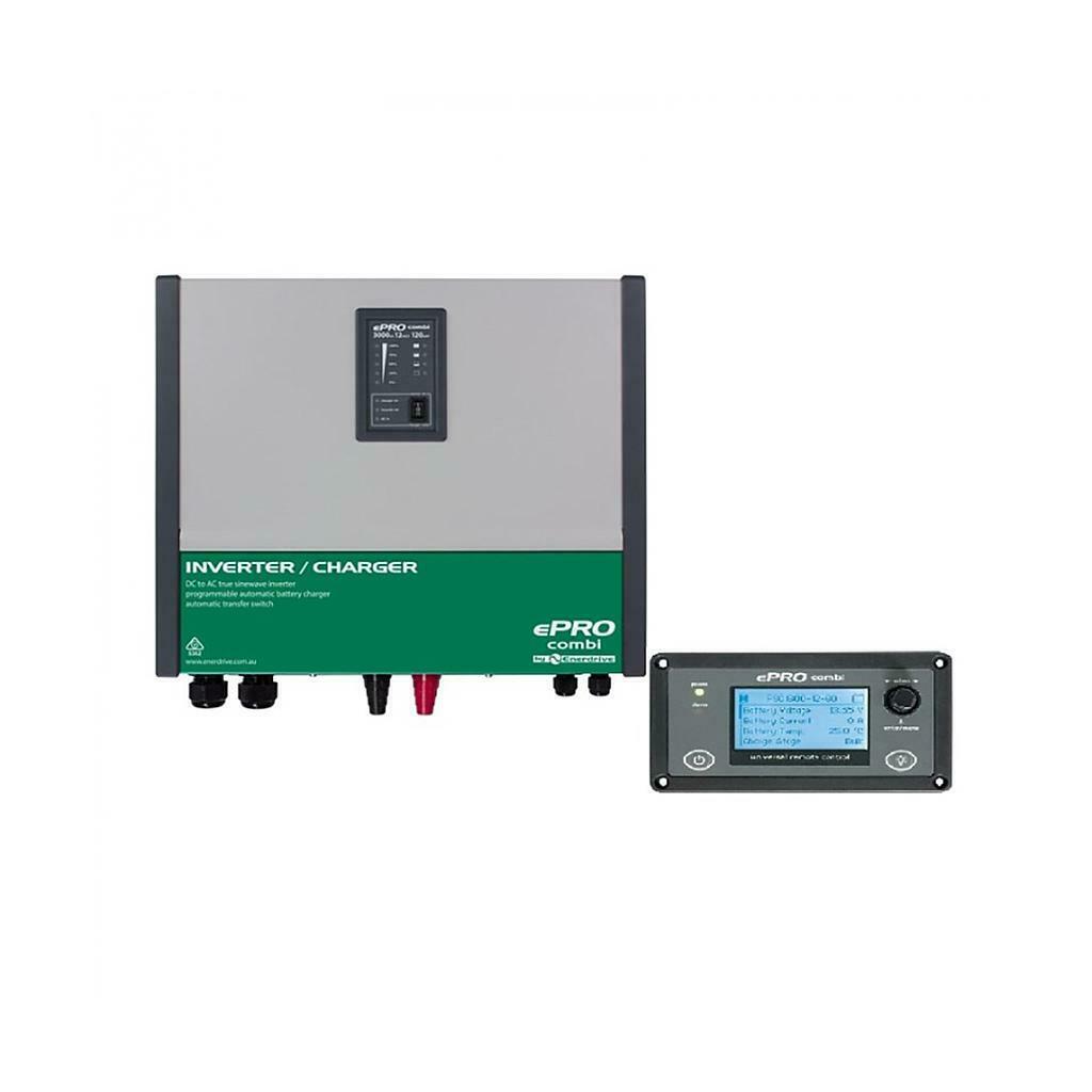 Enerdrive EPro Combi Inverter Charger 12V/3000W-120A W/Remote EPC-3000-12-KIT