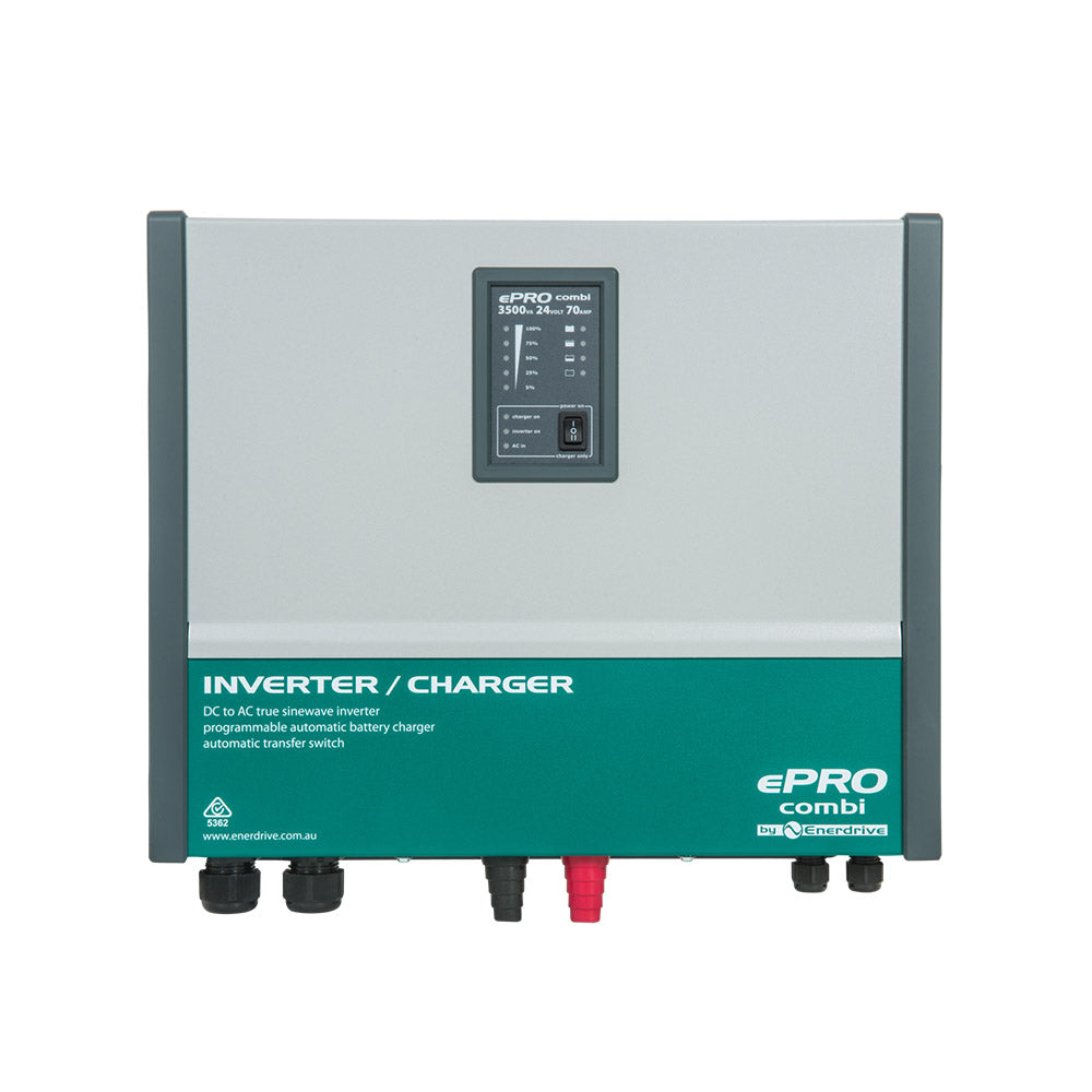 Enerdrive EPro Combi Inverter Charger 24V 3500W 70A W/Remote EPC-3500-24-KIT
