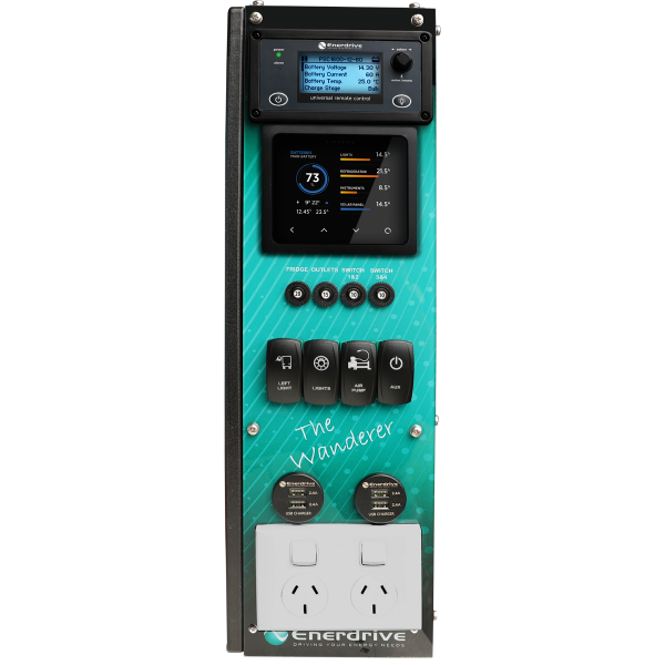 Enerdrive The Wanderer Power System 40A DC-DC Charger 1600W 60A Inverter Charger & Simarine Monitor