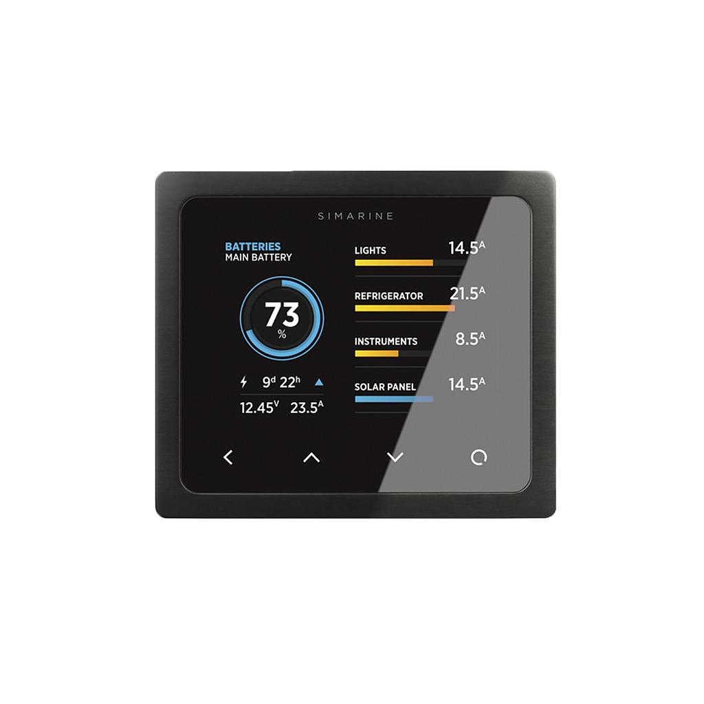Simarine Pico S/A Digital Mon Sys WiFi Gorilla Glass Black SI-PICO-3