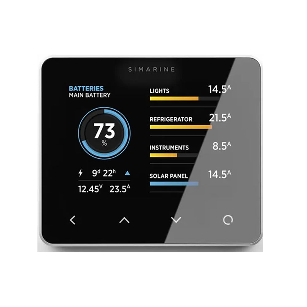 Simarine Pico Stand Alone Digital Monitoring System WiFi Gorilla Glass Silver (SI-PICO-2)