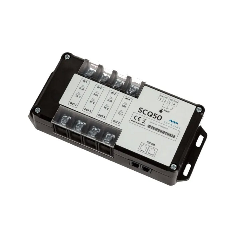 Simarine Quad Shunt 4X50A 1XRelay Suits PICO LCD Battery Monitor SI-SCQ50