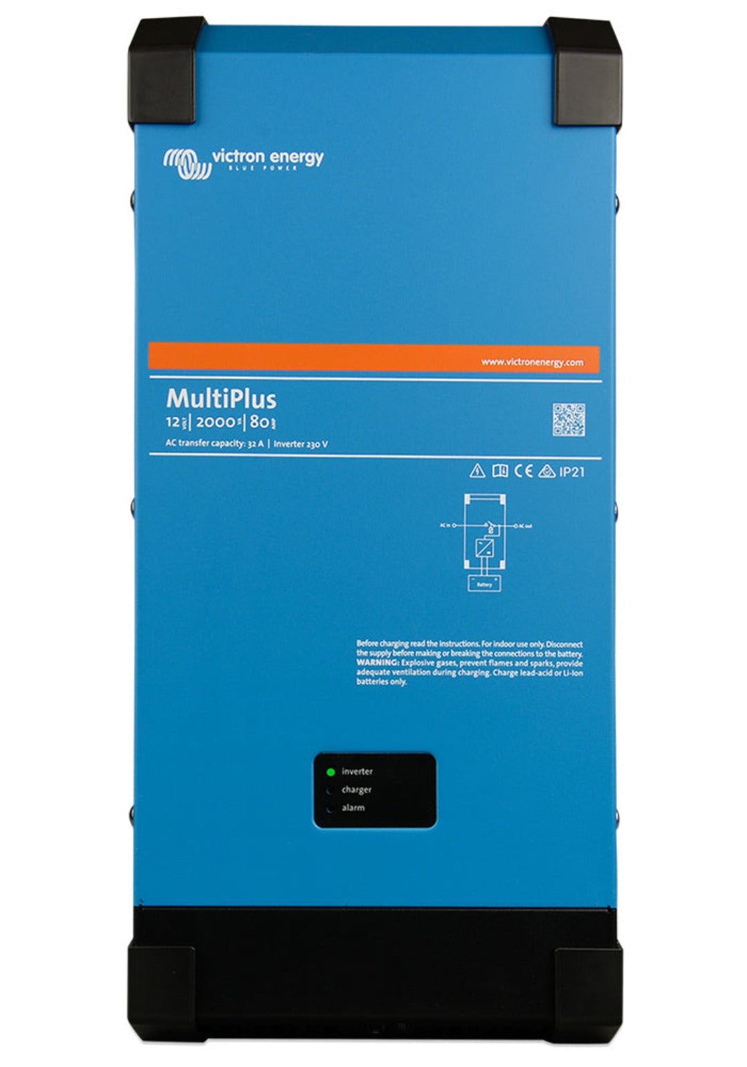 Victron MultiPlus 12/2000/80-32 230V VE.Bus Inverter/Charger (PMP122200000)