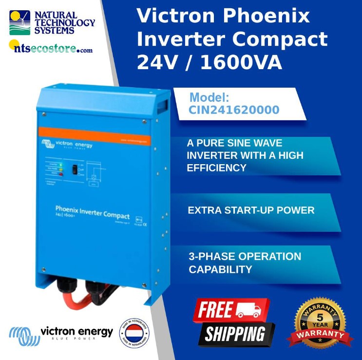 Victron Phoenix Inverter Compact 24V/1600VA CIN241620000