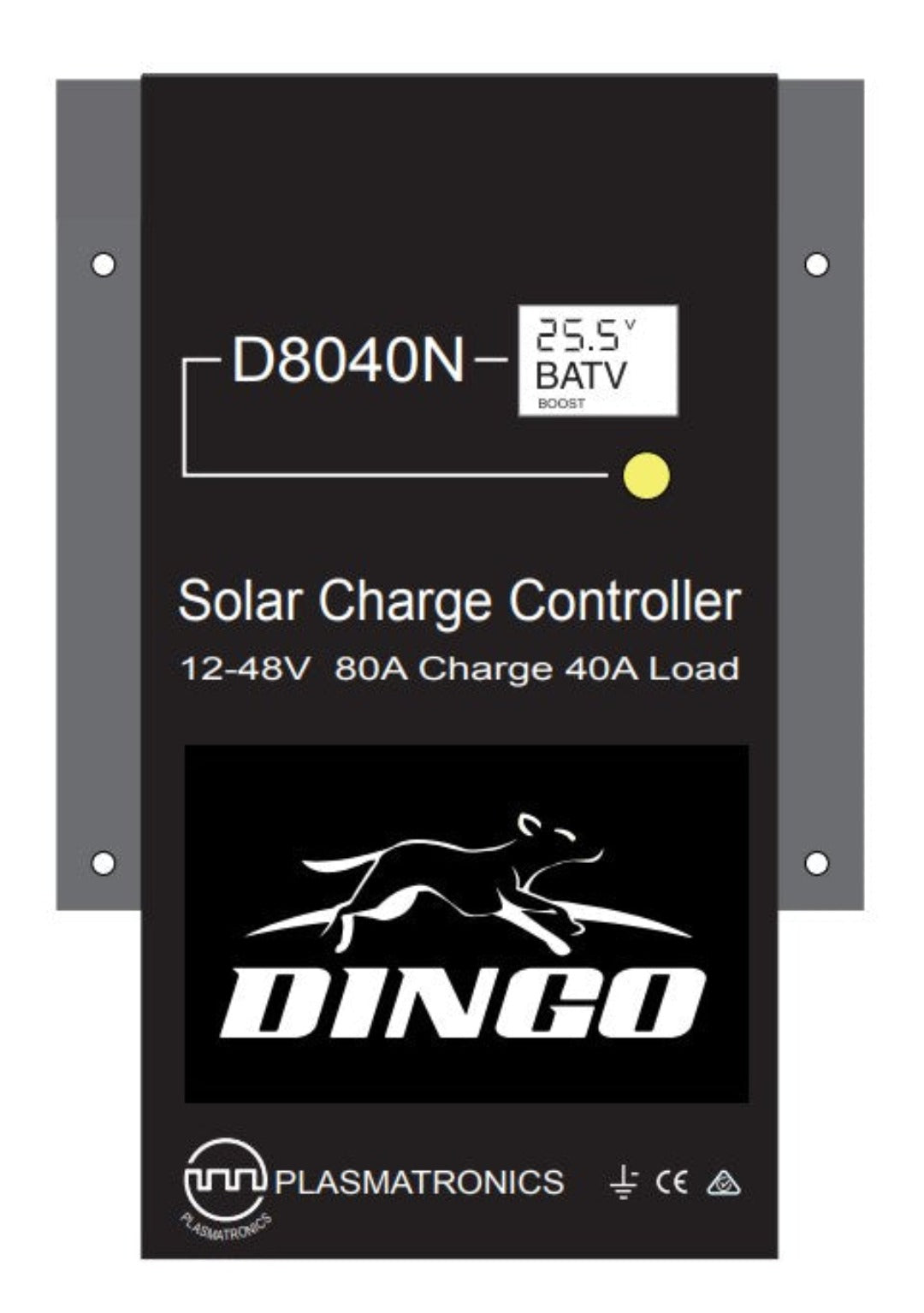 Plasmatronics Dingo Solar Charge Controller Negative 80A D8040N