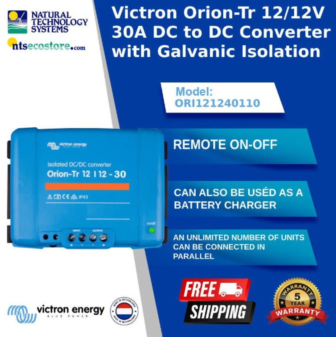 Victron Orion-Tr Isolated DC-DC Converter 12/12V 30A 360W ORI121240110