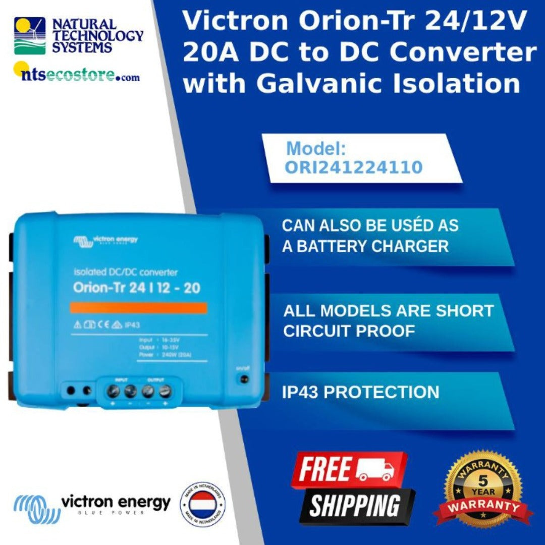 Victron Orion-Tr Isolated DC-DC Converter 24/12-20A 240W ORI241224110