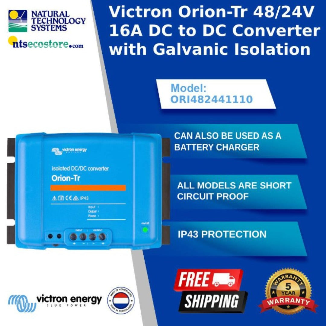 Victron Orion-TR Isolated DC-DC Converter 48/24-16A 380W ORI482441110
