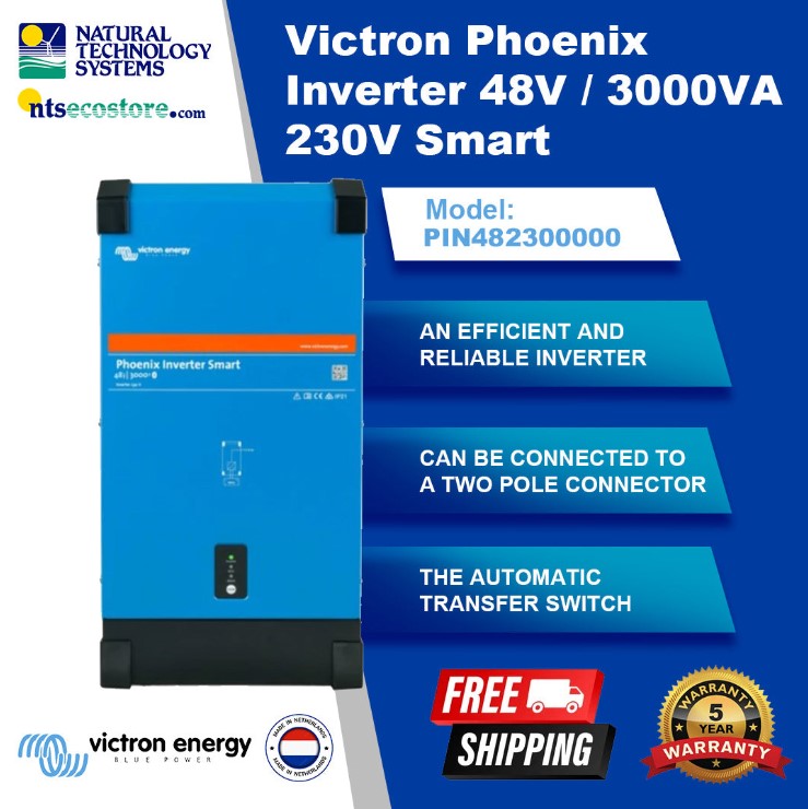 Victron Phoenix Inverter 48V/3000VA 230V Smart PIN482300000