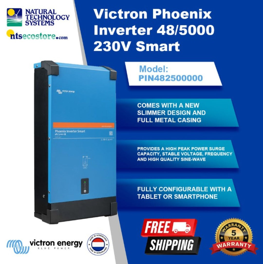 Victron Phoenix Inverter 48/5000VA 230V Smart PIN482500000