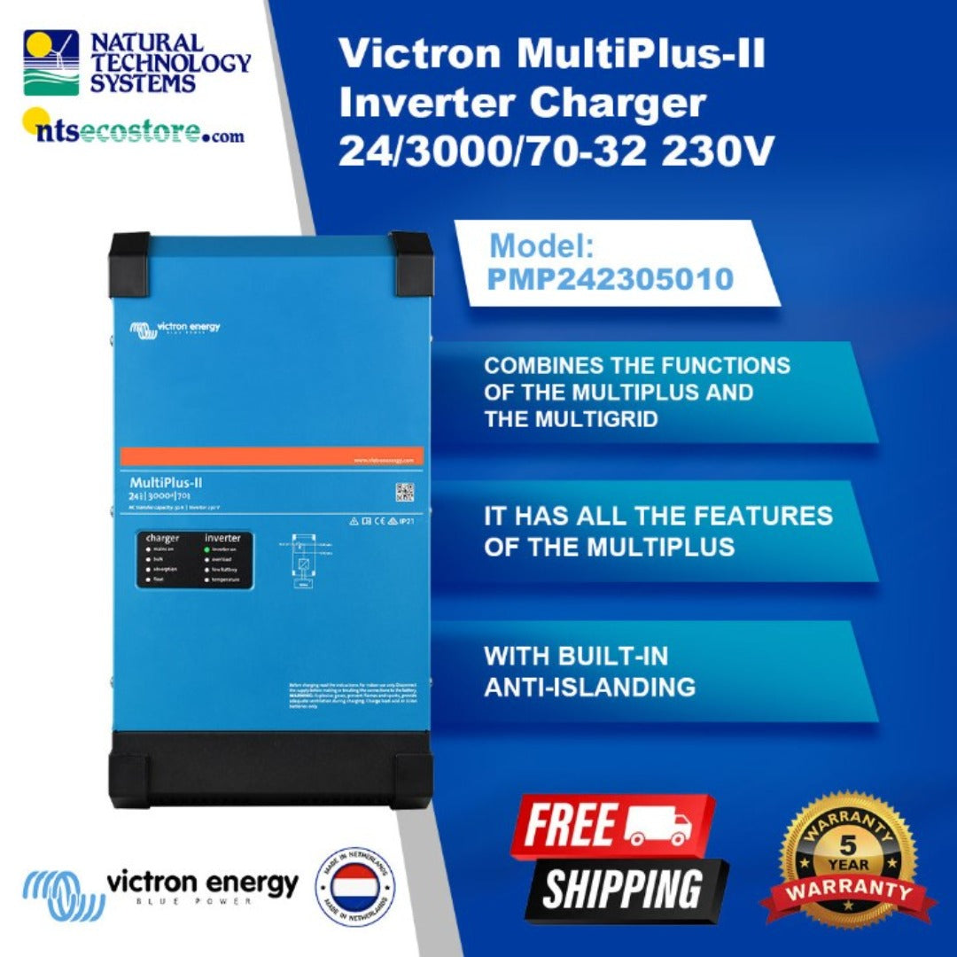 Victron Multiplus-II Inverter Charger 24/3000/70-32 230V PMP242305010