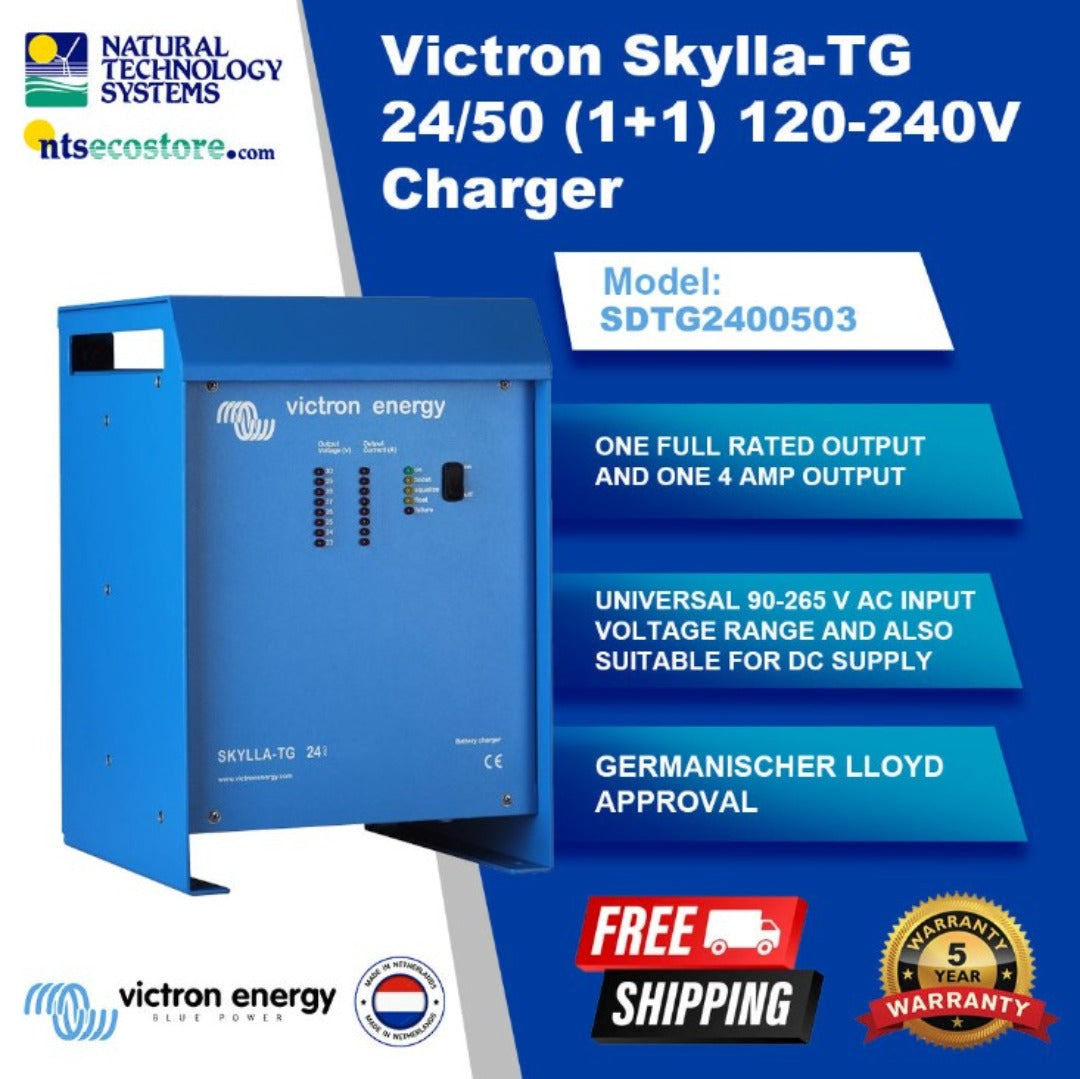 Victron Skylla-TG (1+1) Charger 24/50 SDTG2400503
